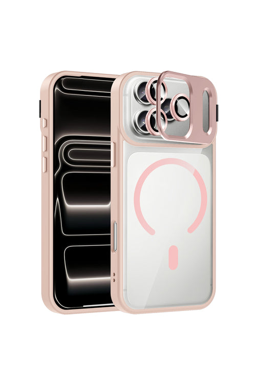 iPhone 17 Pro Max Case with Etro Camera Lens Magnetic Charging Cover