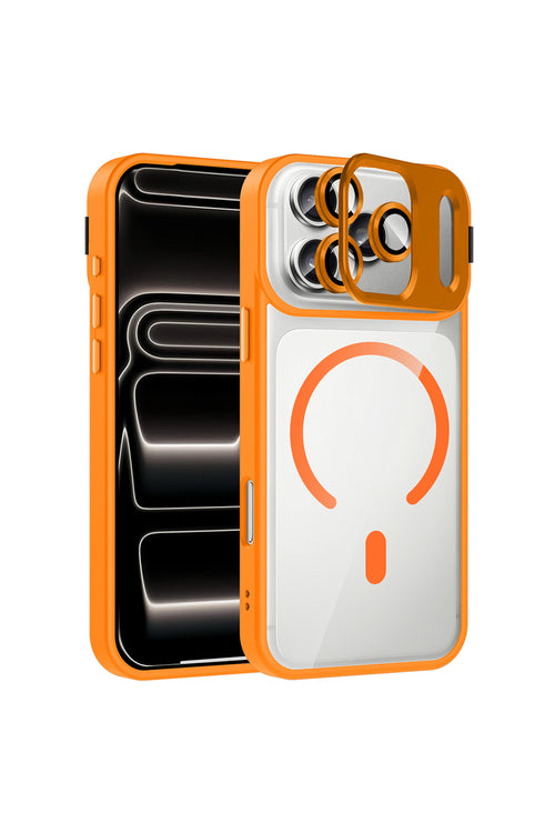 iPhone 17 Pro Max Case with Etro Camera Lens Magnetic Charging Cover