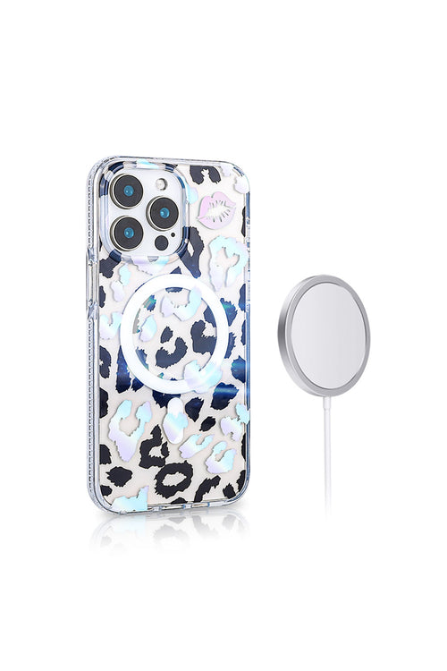 iPhone 16 Pro Case with MagSafe Feature, Jago Leopard Design Cover
