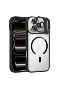 iPhone 17 Pro Max Case with Etro Camera Lens Magnetic Charging Cover
