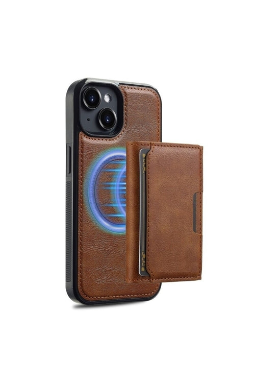 iPhone 14 Plus Case Pollux L2 Series Magnetic 2-in-1 Cover with Card